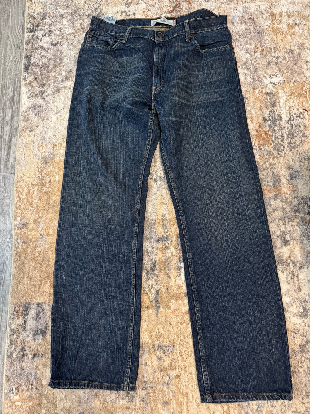 Levi's Dark Blue Straight Jeans